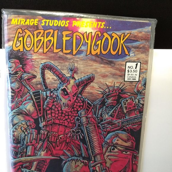 RARE Vintage 1986 Gobbledygook TMNT comic - Picture 1 of 3